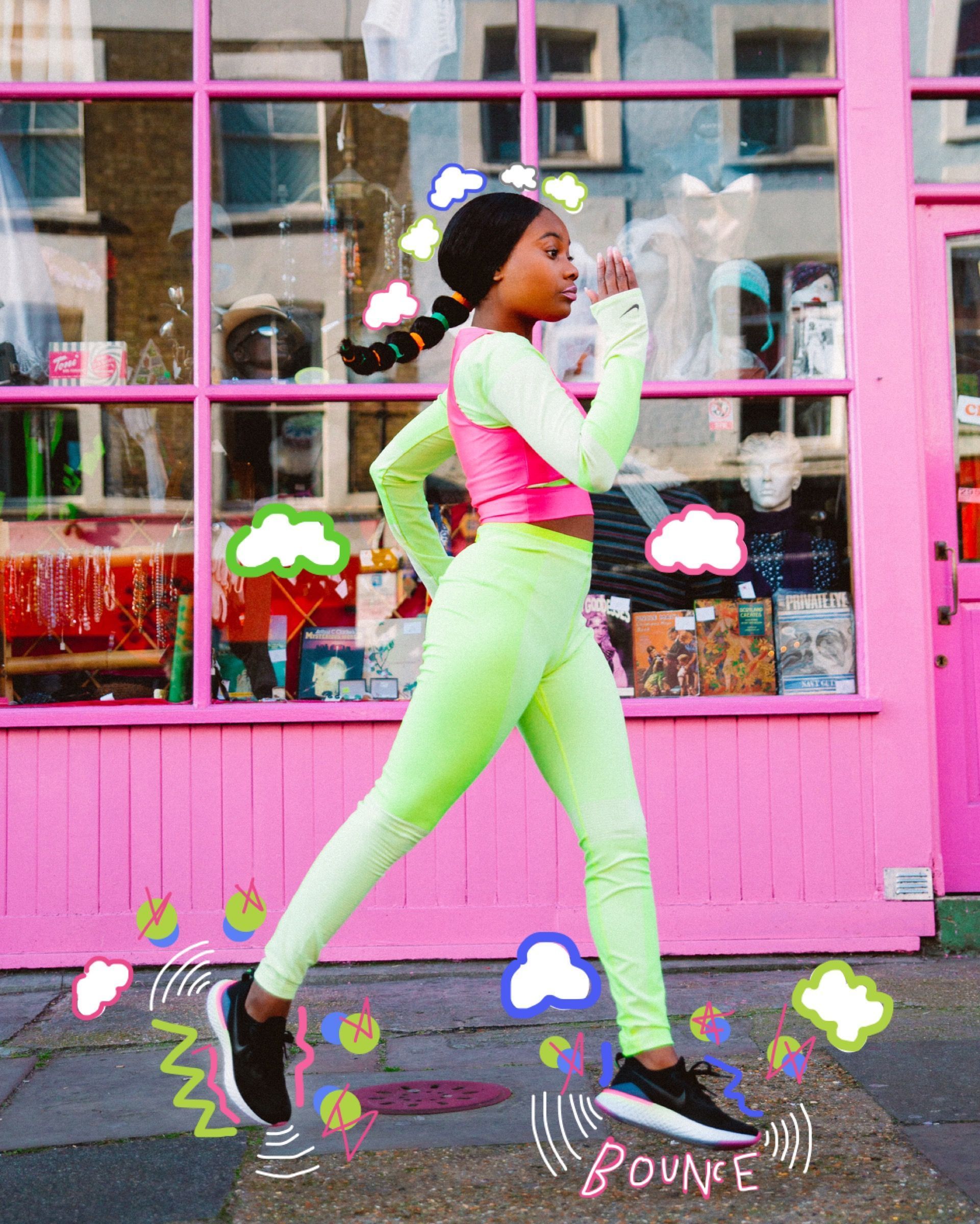 How young Fashion Connoisseur [@Michemingg] uses running to escape mental blocks #KeepItMovingGUAP #NikeReact