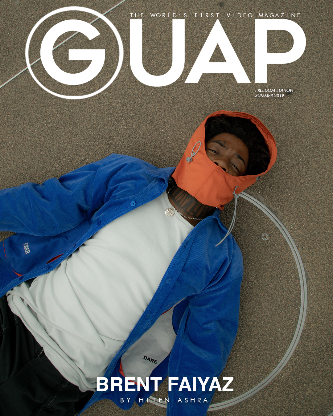 Brent Faiyaz and BBZ [@bbz_london] cover GUAP Issue 16