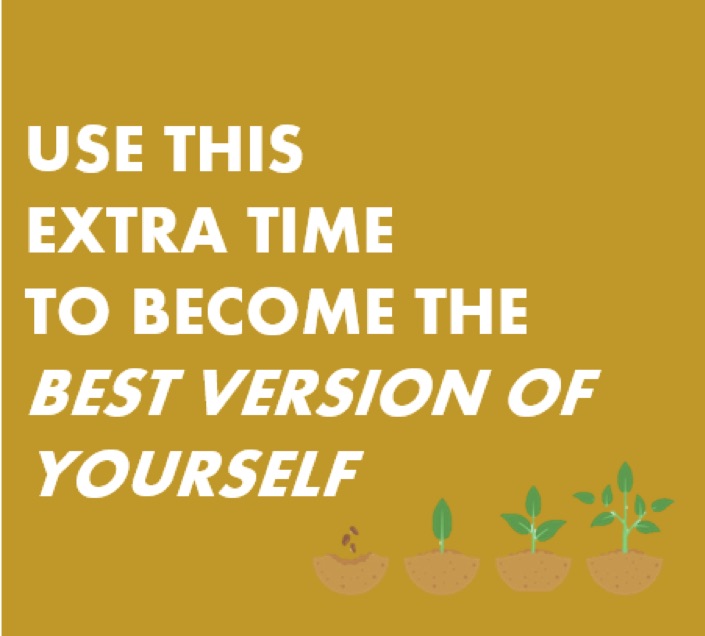 Contribution: Use this extra time to become the best version of yourself by Syah Eyison [@syah.blog]