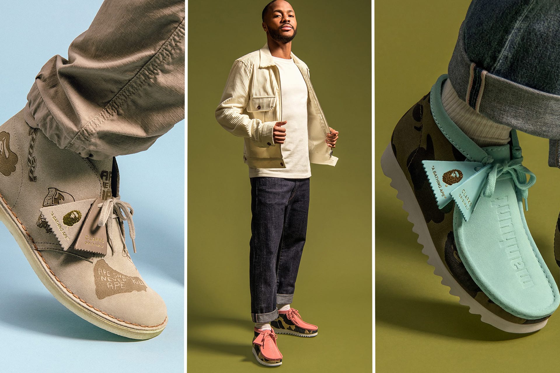 Clarks Orignals Team Up With BAPE To 