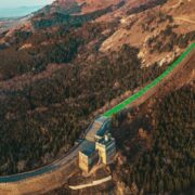 Bottega Veneta reveal installation on the Great Wall of China